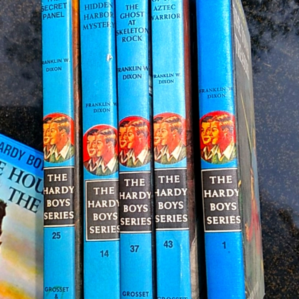 🪶Vintage HARDY BOYS Books Lot of 6 HARDBACKS VNUC - Picture 2 of 14